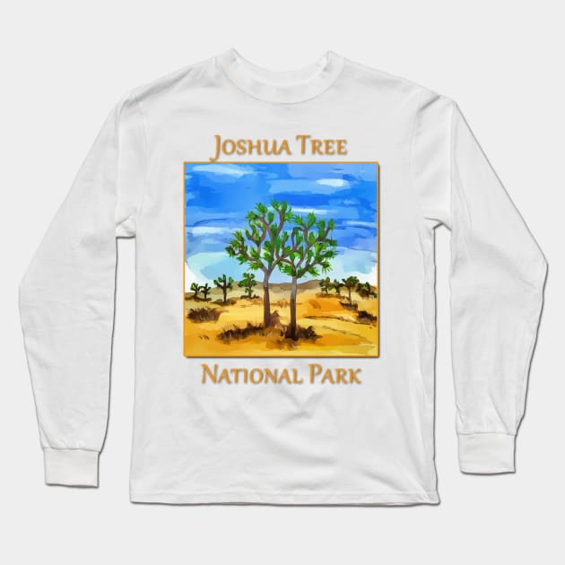 Joshua Tree National Park Long Sleeve T-Shirt by WelshDesigns